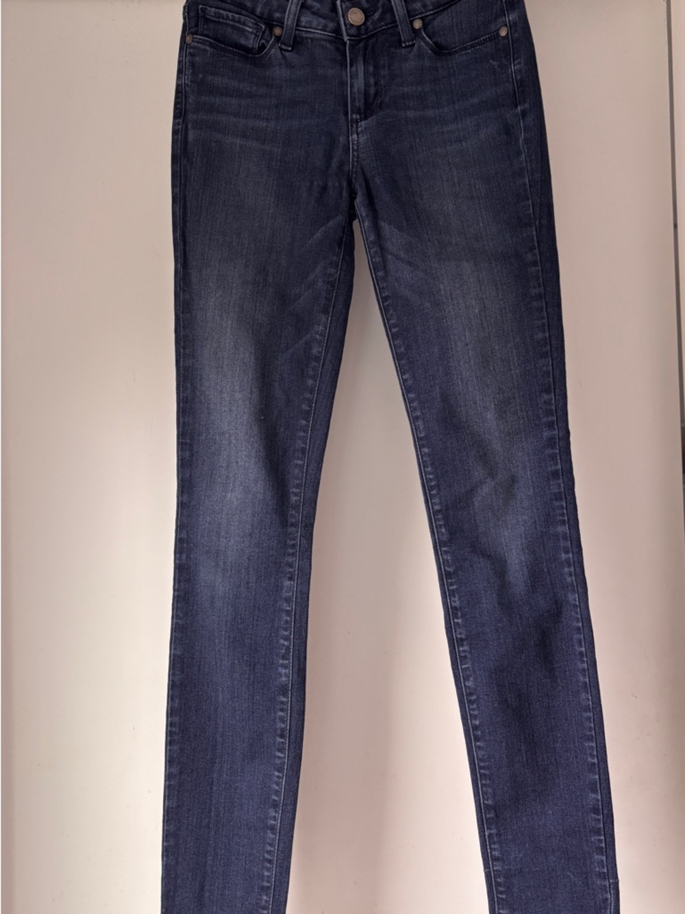 PAIGE Slim Dark Blue Skinny Jeans